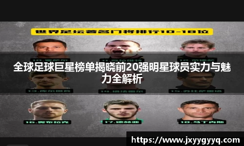 全球足球巨星榜单揭晓前20强明星球员实力与魅力全解析